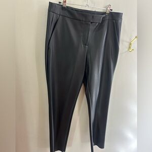 Harvey Faircloth leather pants black size 10